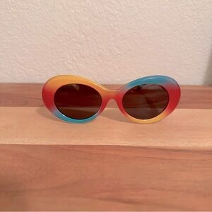 Retro Vizzy Hard Seltzer Clout Goggles Sunglasses Colorful NWOT